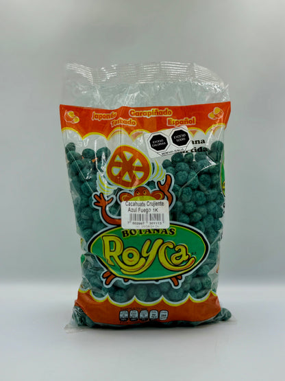 Crujiente azul fuego