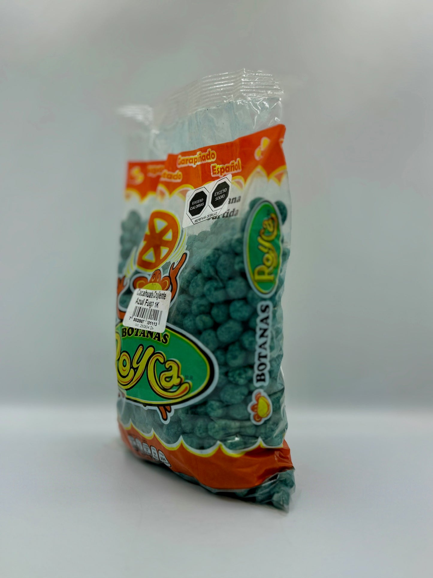 Crujiente azul fuego